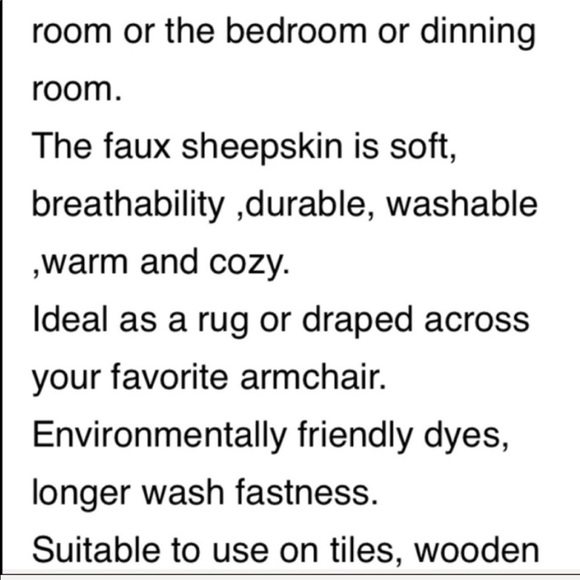 BRAND NEW White Faux Sheepskin Soft Rug - Picture 4 of 11